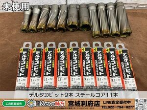 ◎SRI☆【19-240223-HM-1】デルタコンビット9本 スチールコア11本セット【未使用.長期保管品】