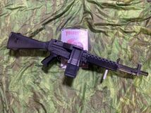 G&P STONER MK23 アルミコッキングハンドル チェッカータイプ マガジンステッカー付き ストーナー 電動ガン ベトナム戦 SEAL UDT_画像7