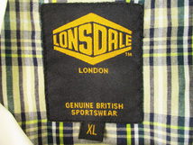 LONSDALE●ロンズデール＜ワンポイントロゴ・ブルゾン＞●M513y_画像9