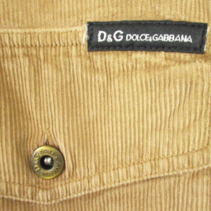 DOLCE&GABBANA D&G ドルチェ＆ガッバーナ イタリア製＜コーデュロイ 長袖シャツ＞M1520ｍの画像8