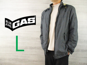 春物 GAS●ガス＜フード付き ナイロン ジャケット＞●M1048c