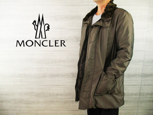 MONCLER●モンクレール＜ファー付・ロングダウンジャケット＞●M377y