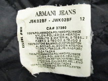 ARMANI JEANS●アルマーニ ジーンズ レディース＜中綿 ダブル ジャケット＞ビッグサイズ●M1965c_画像10