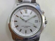 O522-N35-388◎ SEIKO セイコー 6A32-00H0 オートカレンダー デイト クオーツ 腕時計 メンズ 現状品①◎_画像2