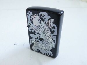 R564-N37-397★ Zippo ジッポー 鯉 コイ オイルライター 現状品①★