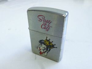 R557-N29-2463★ Zippo ジッポー StrayCats ストレイキャッツ オイルライター 現状品①★