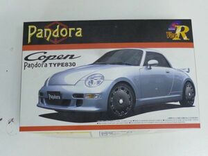 R147-S3-13468 未組立 AOSHIMA アオシマ 1/24 ザ・ベストカーGT ダイハツ コペン PANDORA TYPE830 プラモデル 現状品①