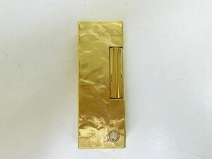 S503-N37-73★ Dunhill ダンヒル ゴールドカラー ローラー ガスライター 喫煙具 現状品①★