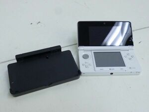 S138-N37-340 NINTENDO 3DS CTR-001 ホワイト ジャンク 現状品①