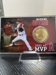大谷翔平 2021 MLBアメリカン・リーグ　MVP 記念コインメダル　エンゼルス　メジャーリーグ