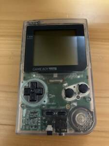 Nintendo Game Boy карман прозрачный корпус рабочее состояние подтверждено 