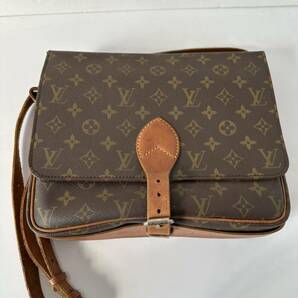 LOUIS VUITTON ルイヴィトン モノグラム カルトシエールMM M51253 ショルダーバッグブラウン Cartouchiere MM メンズ レディースの画像1