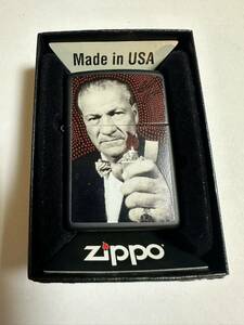 ZIPPO (ジッポ) USA製 オイルライター ケース入り 2015年製 初代社長《 ブレイスデル肖像 》