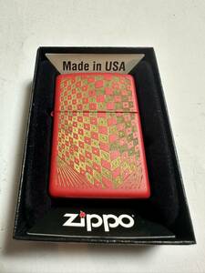 ZIPPO (ジッポ) USA製 オイルライター ケース入り 2016年製 火花確認済 レッド