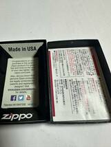 ZIPPO (ジッポ) USA製 オイルライター ケース入り 2014年製 火花確認済 オイル缶プリント レッド_画像7