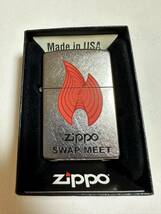 ZIPPO (ジッポ) USA製 オイルライター ケース入り 2018年製 火花確認済 SWAP MEET スワップ ミート_画像1