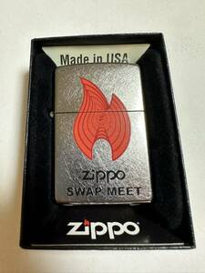 ZIPPO (ジッポ) USA製 オイルライター ケース入り 2018年製 火花確認済 SWAP MEET スワップ ミート