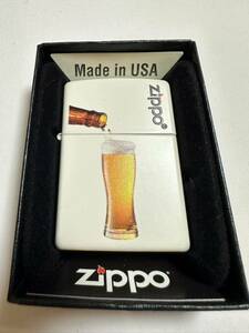 ZIPPO (ジッポ) USA製 オイルライター ケース入り 2017年製 火花確認済 BEER ビール