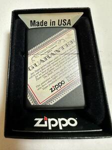 ZIPPO (ジッポ) USA製 オイルライター ケース入り 2014年製 火花確認済 アニバーサリーコレクション ライフタイムギャランティー