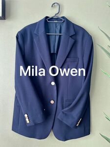 未使用 美品 [Mila Owen] 金ボタン 紺 ブレザー ジャケット