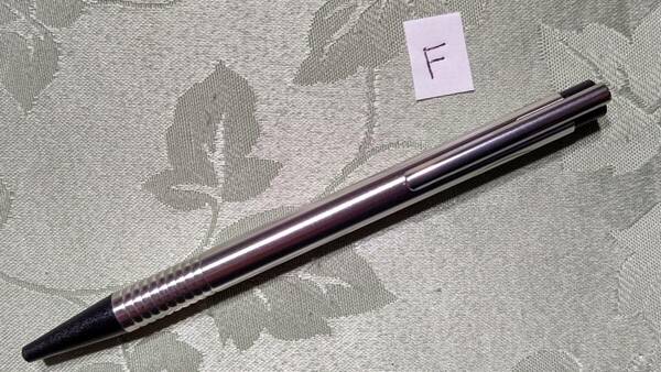 F　企業ノベルティ Renfert（ドイツの歯科用器具製造）　LAMY L205BK　ロゴ ステンレス ボールペン　ブラック　筆記確認