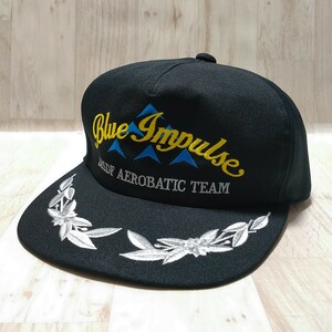 trying on only aviation self .. blue Impulse JASDF AEROBATIC TEAM cap black embroidery hat 
