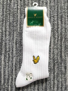 未使用 ライル＆スコット リブ ソックス 25-27cm 靴下 LYLE & SCOTT スクール ビジネス 大沢商会 レトロ ライルアンドスコット カジュアル