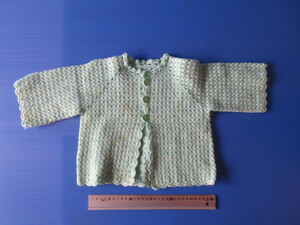 ハンドメイド・ニット幼児服40年ほど前の作品（捨てるのがもったいので出品します。） 