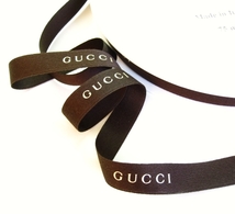 海外正規 新品 グッチ リボン GUCCI ラッピング 100％本物・正規 新品 30m 30メートル 3000cm 非売品_画像3