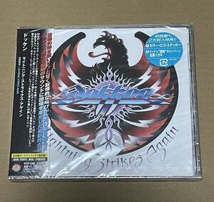 未開封 送料込 Dokken - Lightning Strikes Again 国内盤CD / ドッケン / KICP1266