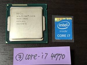 03 intel Core i7 4770 3.40GHz / 動作品