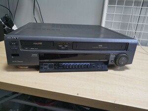 SONY ソニー VHSビデオデッキ　Hi8 WV-H3　通電NG　ジャンク品　部品取り　現状販売