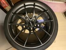 美品 インプレッサ WRX STi 鍛造 RAYS ボルクレーシング G025 MK マットガンブラック 19インチ 9.5J +38 PCD114.3 5穴 4本 VAB レイズ ③_画像3