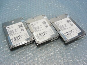 1PMN // 3個セット Seagate ST600MP0005 600GB 2.5インチ SAS 12Gb/s 15K(15000)rpm 15mm // HITACHI HA8000/RS210 AN2 取外