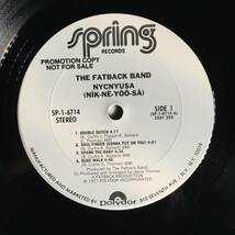 プロモ 白ラベル ● FATBACK BAND　ファットバック ● NYCNYUSA　FUNK・SOUL～DISCO路線_画像5