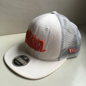 ビンテージ　SANTA CRUZ コラボ NEWERA 9FIFTY　サンタクルーズ　ニューエラ　メッシュ　キャップ　スケーター