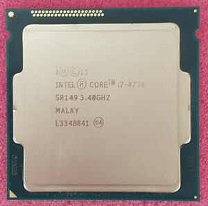 CPU 4個セット Intel Core i7-4770 SR149 第4世代 プロセッサー 管理番号：C135