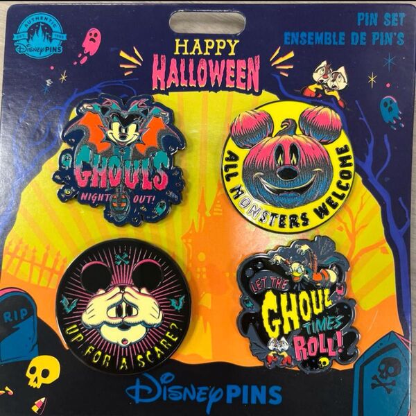 Disney ハロウィン ピンバッジ ミッキーマウス
