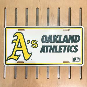 ★OAKLAND ATHLETICS オークランドアスレチックス プレート メジャーリーグ 野球 MLB 管4938