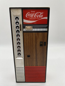 2450-01★コカコーラ 自動販売機風ラジオ cocacola radio FM/AM ヴィンテージ レトロ アンティーク 【現状品・ジャンク品】★