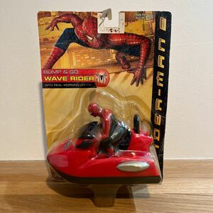 MARVEL/ SPIDER-MAN 2【BUMP&GO WAVE RIDER】フィギュア マーベル　スパイダーマン　アメコミ　トイビズ TOYBIZ Happinet 2004年