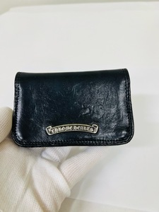 クロムハーツ 名刺入れ 美品　Chrome Hearts ブラック レザー