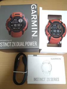 Instinct 2X Dual Power Flame Red 010-02805-32