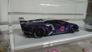 M.S. LB PERFORMANCE AVENTADOR Wide Body Dino Violet w/decals アヴェンタドール 1/43 Lim.5pcs シリアル非公開