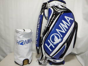 HONMA TOUR WORLD VIZARD 本間ゴルフ 9.0型３点式★中古～良品★プロモデル(WH×BLUE)