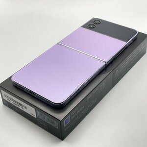 中古品 Galaxy Z Flip4 （ ギャラクシー ゼット フリップフォー ） SCG17 Bora Purple au SIMロックなし SIMフリー