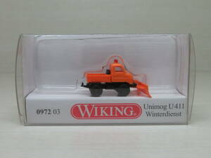 ウニモグ U411　除雪車　Unimog U411 Winterdienst　ヴィーキング　WIKING　1/160