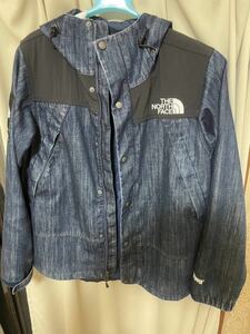 [中古] (最終値下げ)Sサイズ 15SS Supreme × THE NORTH FACE Denim Dot Shot Jacket シュプリーム ノースフェイス デニム ジャケット 