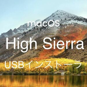 mac OS High Sierra 10.13.6 インストールUSBメモリ 起動ディスク インストーラー