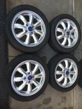 ◆AS1226-1◆MINILITE◆ENGLAND◆ミニライト◆15×4.5J+45◆4H◆100◆2019年製◆PRACTIVA◆165/55R15◆4本セット◆中古品◆_画像1